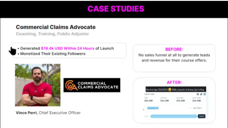 Commercial Claims Advocate — $19.4k within 24 hours of launch